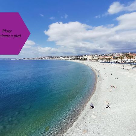 Studio - 1 Minute De La Plage Et De La Promenade Des Anglais Nizza Exterior foto