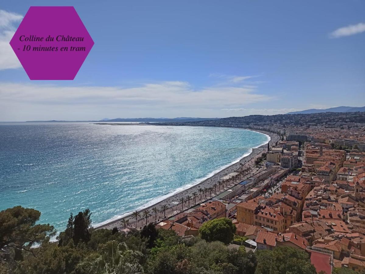 Studio - 1 Minute De La Plage Et De La Promenade Des Anglais Nizza Exterior foto